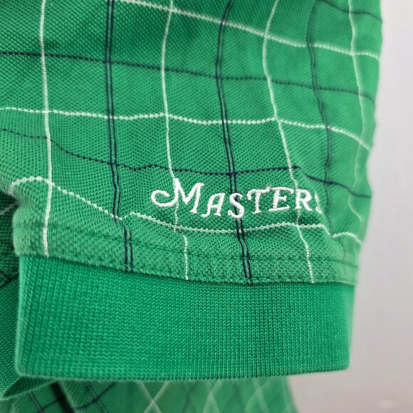 Masters Collection 60s Two-Ply Mercerized Green Mens  Golfing Polo Size XL - Picture 6 of 16